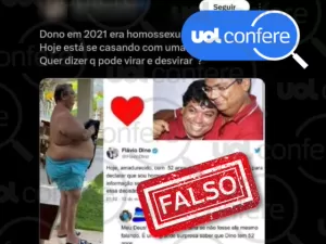 Flávio Dino não publicou, em 2021, post afirmando ser homossexual