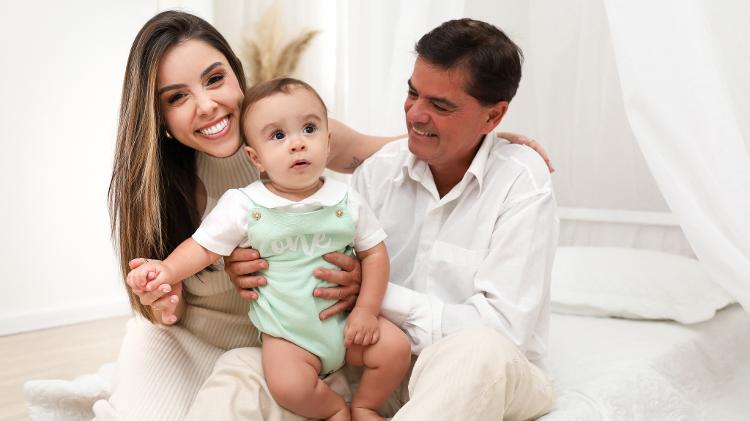 Mariana, Hilton e Dom: pai e filha se aproximaram após notícia da gravidez