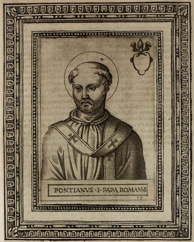 Ponciano foi o primeiro papa a renunciar, em 235, ao ser forçado pelo imperador Maximino Ponciano foi o primeiro papa a renunciar, em 235, ao ser forçado pelo imperador Maximino