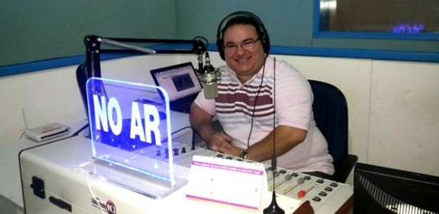 Radialista Gleydson Carvalho, morto dentro da emissora de rádio onde trabalhava, no Ceará - Arquivo Pessoal 