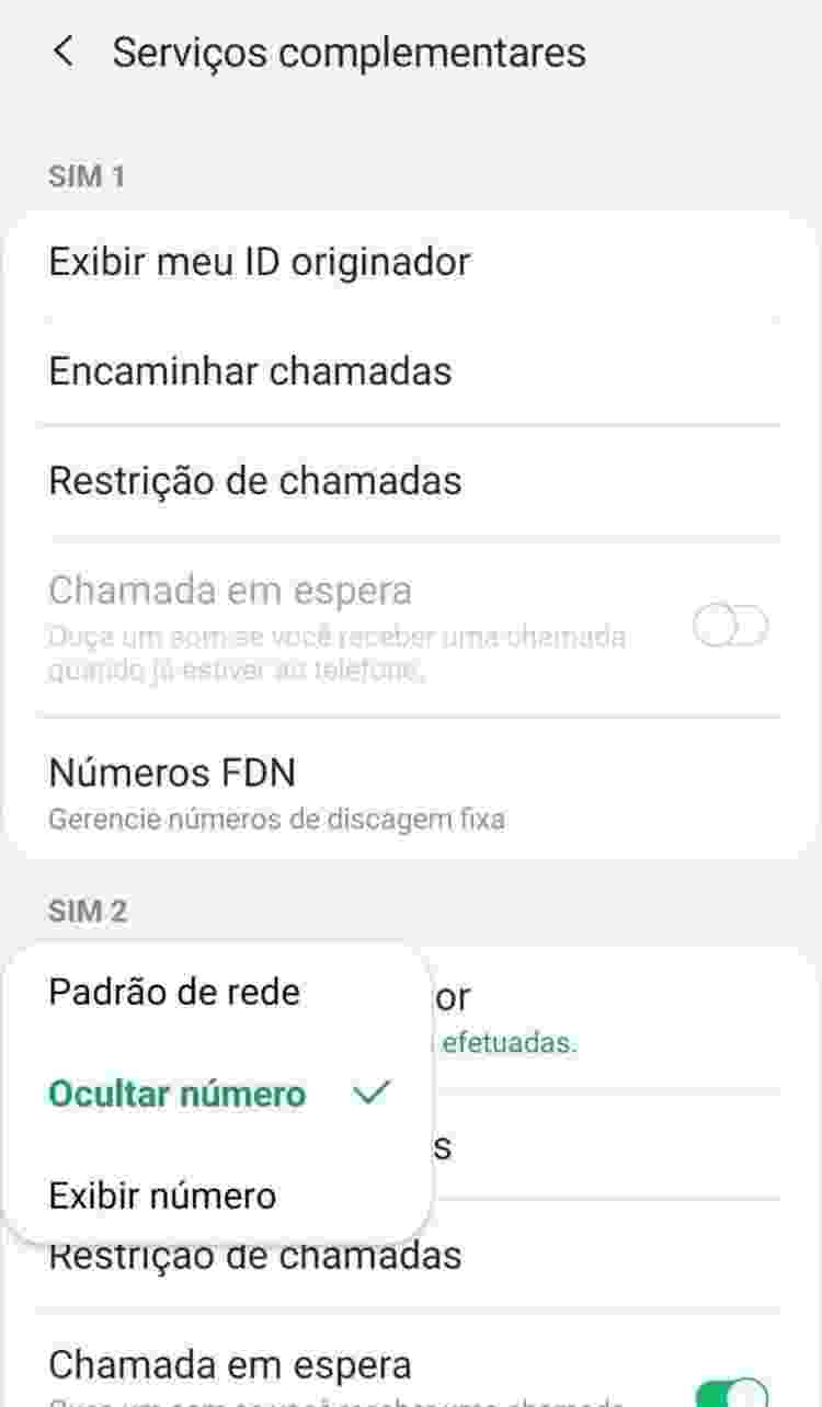 Como ligar restrito ou privado no celular e bloquear número