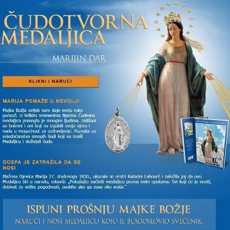 Campanha que pede doação para a TFP envia medalhas de Nossa Senhora de Fátima para fiéis na Croácia  - Reprodução