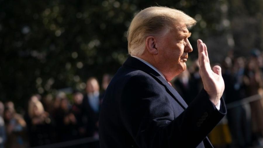 Trump entrou para a história como o único presidente dos EUA a enfrentar dois impeachments - Getty Images