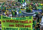 Grupos pró-Bolsonaro fazem protestos contra STF e comunismo - CLÁUDIO MARQUES/ESTADÃO CONTEÚDO