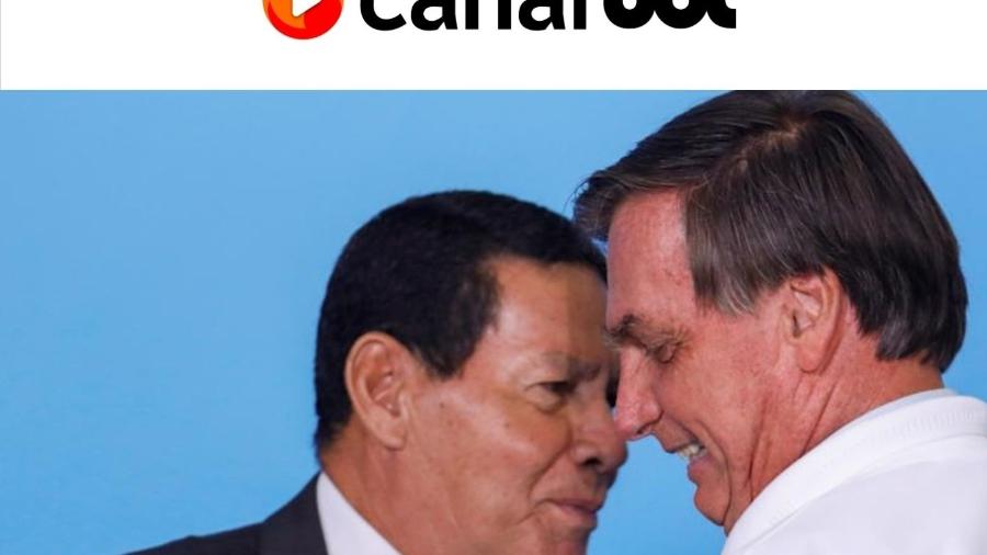 Bolsonaro e Mourão: com quase quatro anos de diferença, os dois falam sobre "autogolpe". Por que será agora? - Reprodução/UOL