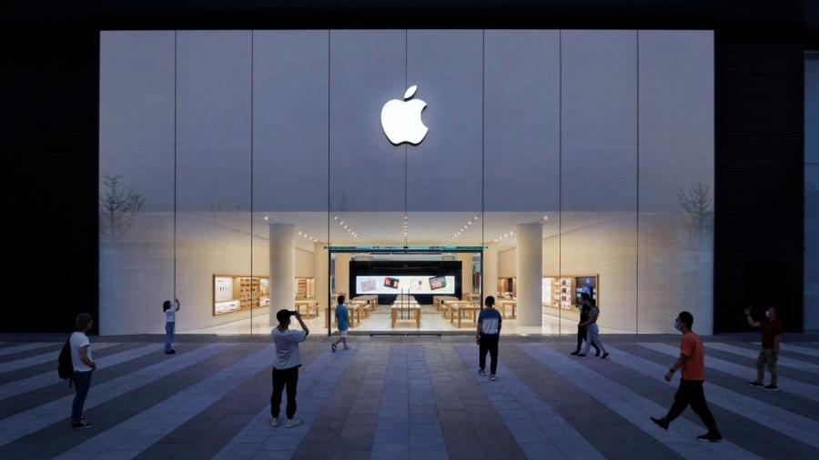 Loja da Apple em Hunan, China: investimentos "interiorizam" a big tech no país asiático - Divulgação/ Apple