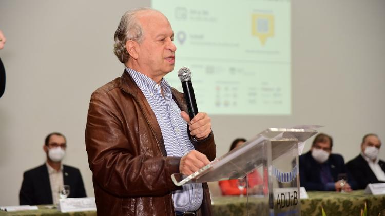Renato Janine Ribeiro durante abertura da reunião da SBPC de 2022, na UnB  