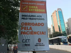 Nunes anuncia que entregou 'nova Santo Amaro' sem encerrar obra na avenida