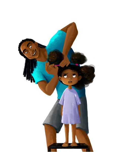 A animação "Hair love", que fala da valorização da beleza negra, foi premiada no Oscar desse ano - Divulgação 