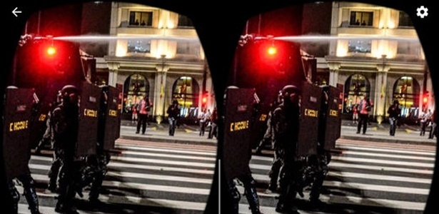 Tela do app UOL VR - Reprodução - Reprodução