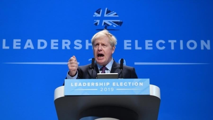Boris Johnson lidera a corrida pelo governo britânico, mas viu popularidade cair após ser gravado em briga doméstica - EPA