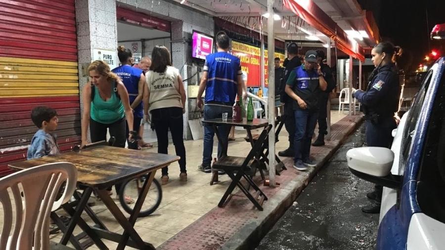 Guarda Municipal fechou bares em funcionamento em Vila Velha, no Espírito Santo - Guarda Municipal de Vila Velha/Divulgação