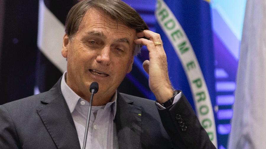 O presidente Jair Bolsonaro (sem partido) - Bruno Rocha/Fotoarena/Estadão Conteúdo