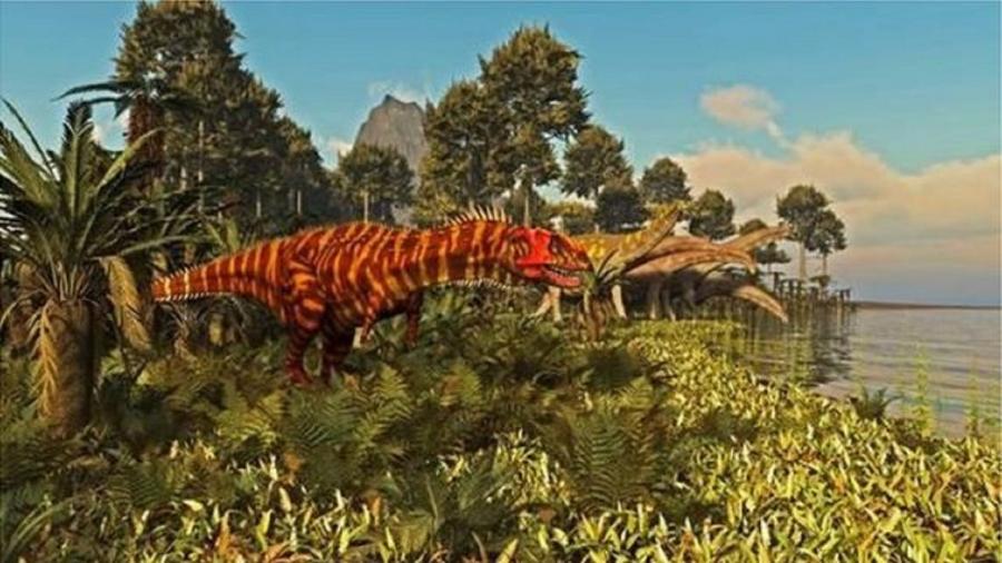 Esta pode ter sido a aparência do rajassauro, uma das espécies de dinossauro descobertas na Índia - Alamy