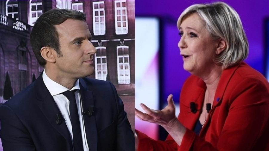 Macron e Le Pen disputaram a presidência em 2017 e são novamente adversários - Reuters