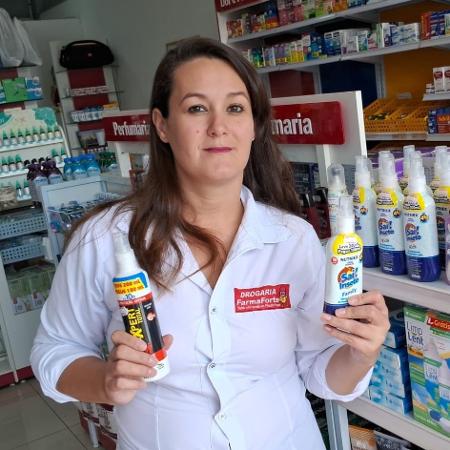 Dona de farmácia, Lívia Cardoso pegou dengue este mês