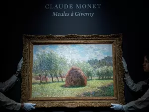 Quadro de Monet vendido por R$ 178 milhões em leilão em NY