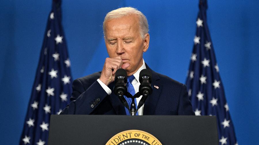 Presidente Joe Biden desistiu da corrida eleitoral deste ano