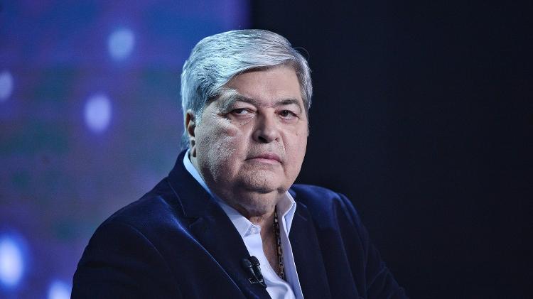 José Luiz Datena (PSDB) durante o debate da Band José Luiz Datena (PSDB) durante o debate da Band