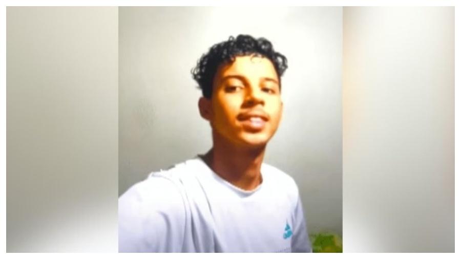 Lucas da Silva Santos passou mal após comer o bolo supostamente envenenado Lucas da Silva Santos passou mal após comer o bolo supostamente envenenado