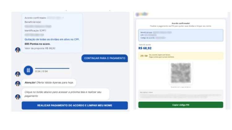 Novo golpe do Desenrola Brasil usa dados reais da pessoa e solicita que ela faça pagamento desnecessário