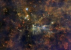 Veja imagens de Ciência do mês (maio/2016) - ESA/Herschel/PACS, SPIRE/Hi-GAL Project