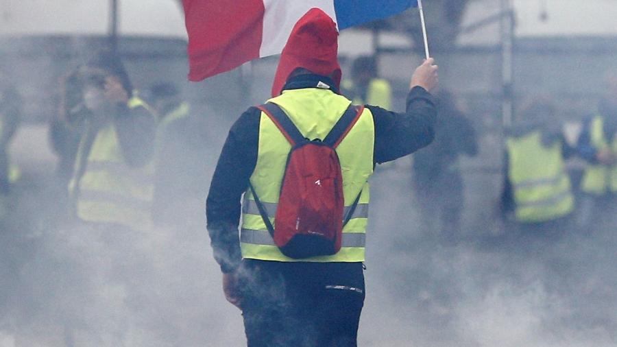 Manifestações de "jalecos amarelos" adiaram partidas de Paris Saint-Germain, Monaco e Olympique de Marselha para janeiro - Stephane Mahe/Reuters