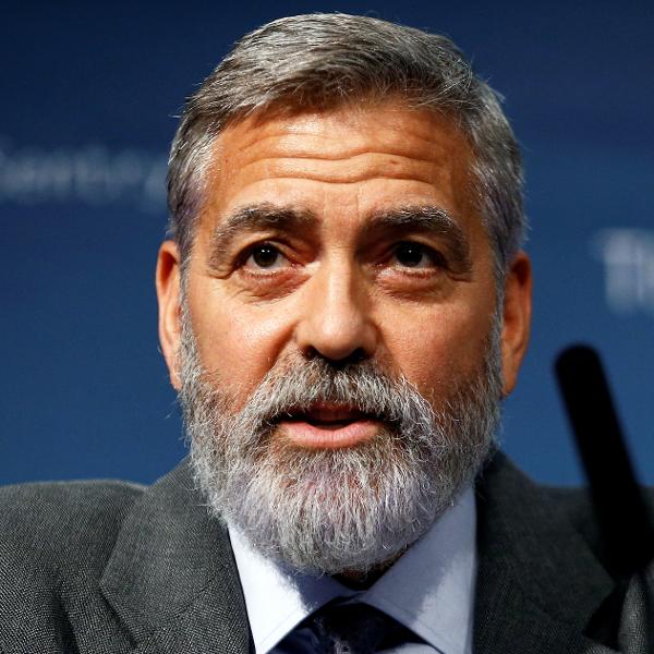 George Clooney foi usado como empresário Jeffrey Epstein, acusado de pedofilia, mas foto foi desmentida