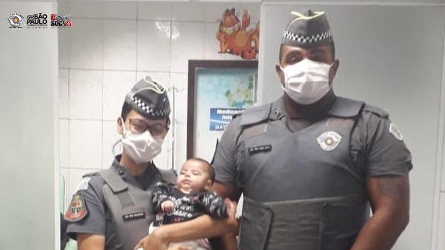 Eloá, a bebê que engasgou duas vezes em 24 horas em São Vicente, no litoral paulista - Polícia Militar de São Paulo