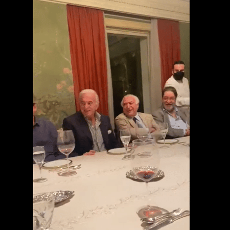 Naji Nahas, Michel Temer e Antônio Carlos Pereira - Reprodução - Reprodução
