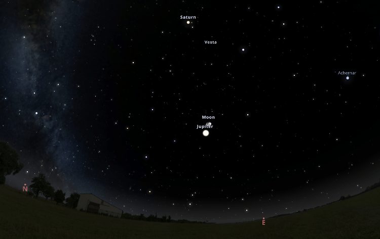 ceu agosto - Stellarium - Stellarium