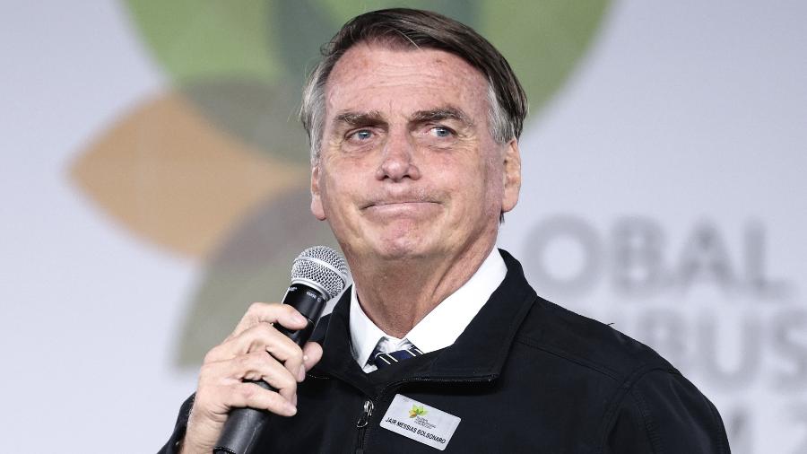 O presidente Jair Bolsonaro (PL) participa de evento do agronegócio em São Paulo - ETTORE CHIEREGUINI/AGIF/ESTADÃO CONTEÚDO