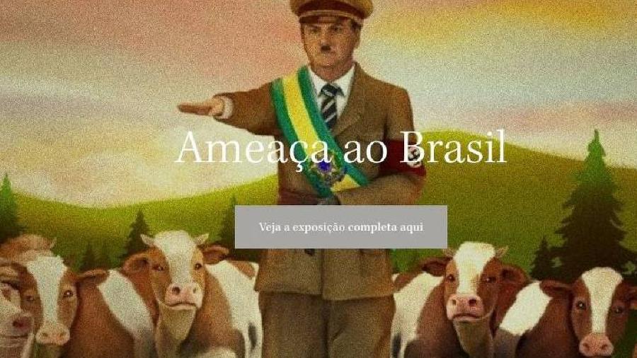 Site crítico a Bolsonaro publicou charges que ligam o mandatário a Hitler - bolsonaro.com.br