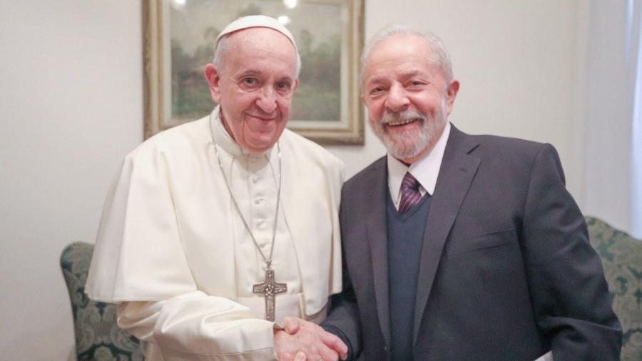 Lula e Papa Francisco, em dezembro de 2022 - arquivo/Ricardo Stuckert