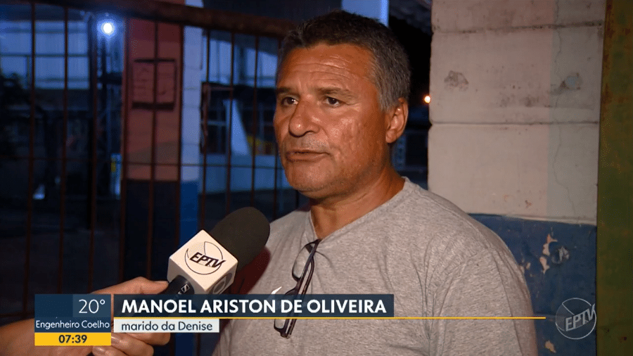 Manoel de Oliveira disse à EPTV que a família estava apenas brincando na água antes de se afogar - Reprodução/EPTV