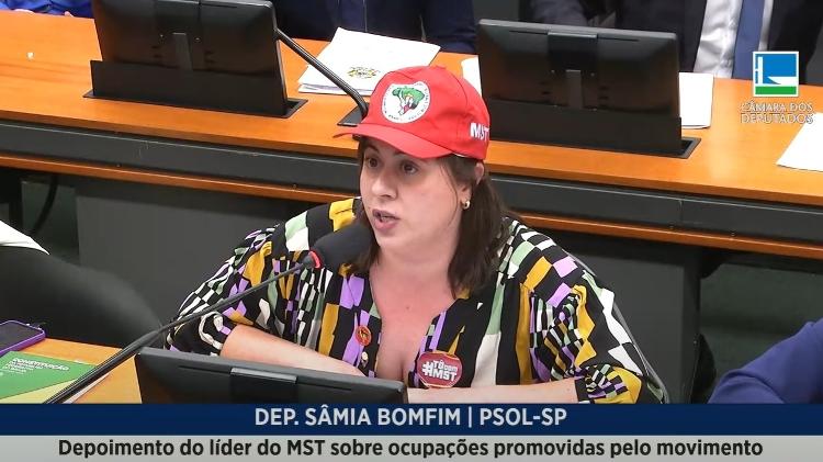 Deputada Sâmia Bomfim (PSOL-SP) disse que a CPI do MST é 'viciada'