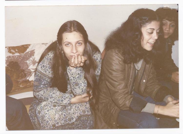 Josélia na época da faculdade na virada dos anos 70 para os 80 Josélia na época da faculdade na virada dos anos 70 para os 80