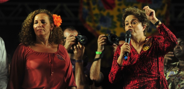 A ex-presidente fez campanha para a deputada federal e candidata à prefeitura do Rio de Janeiro Jandira Feghali