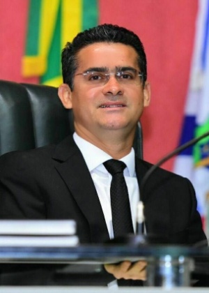 O presidente da Assembleia Legislativa do AM, David Almeida, assumiu o governo interinamente - Reprodução