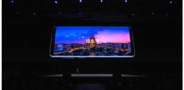 Ambos os celulares tem tela infinita no formato 18:5:9 e 5,8 polegadas (S9) e 6,2 polegadas (S9 Plus). - Reprodução/Samsung - Reprodução/Samsung