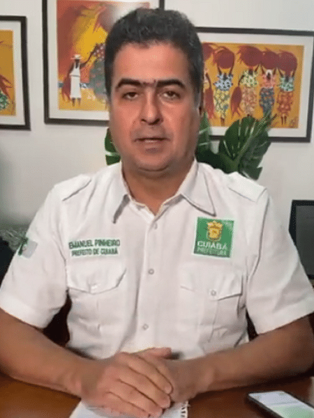 4.mar.2021 - Emanuel Pinheiro (MDB), prefeito de Cuiabá