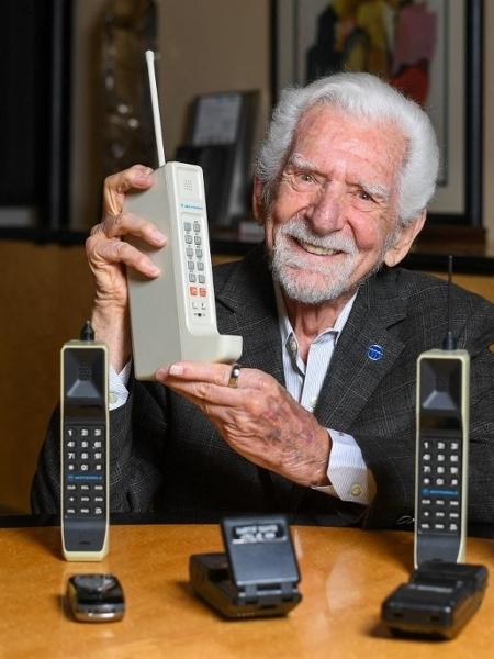 Martin Cooper, inventor do celular - AFP