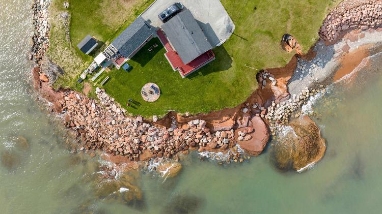 O arquipélago faz parte da província de Quebec, no leste do Canadá, e está numa corrida contra o tempo para sobreviver ao aquecimento global