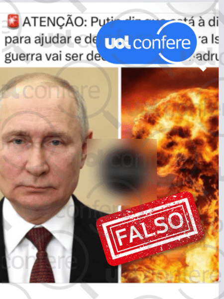 18.jun.2025 - Putin não manifestou apoio ao Irã em conflito contra Israel