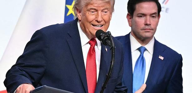 Trump encontra Lula, cita 'Bolsonaro Jr.' e vê país 'politicamente difícil'