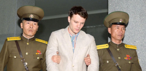 Otto Frederick Warmbier, estudante da Universidade de Virgínia que foi detido na Coreia do Norte em 2016 - REUTERS/Kyodo/File Photo