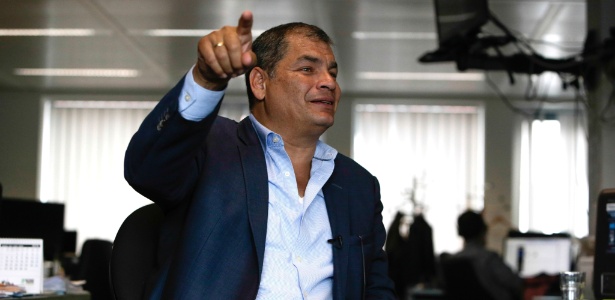 Rafael Correa é acusado de envolvimento no sequestro de um opositor na Colômbia - Aris Oikonomou/AFP