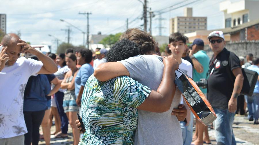 Professores, funcionários e alunos convivem com o trauma provocado pelo ataque à Escola Raul Brasil - Bruna Nascimento/Myphoto Press/Estadão Conteúdo