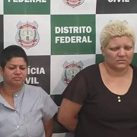Rosana Auri da Silva Candido e Kacyla Priscyla Santiago Damasceno Pessoa são presas acusadas de matar criança de 9 anos - Divulgação/Polícia Civil