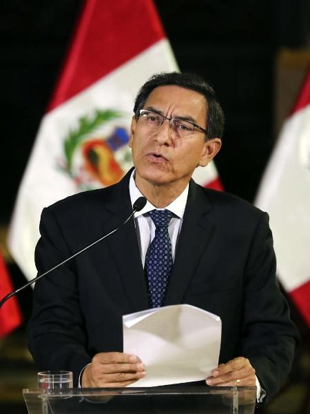 Presidente do Peru, Martín Vizcarra - Andina/Xinhua